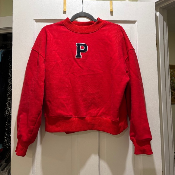 PARKE Back to School Collection Set - Apple Red Sweatshirt and Shorts - Picture 7 of 15